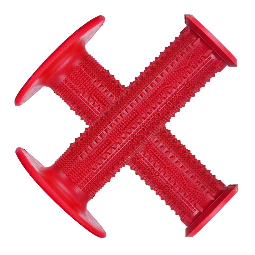 Chwyty kierownicy LIZARDSKINS Single Compound PYRAMID MX - Red (NEW 2024)