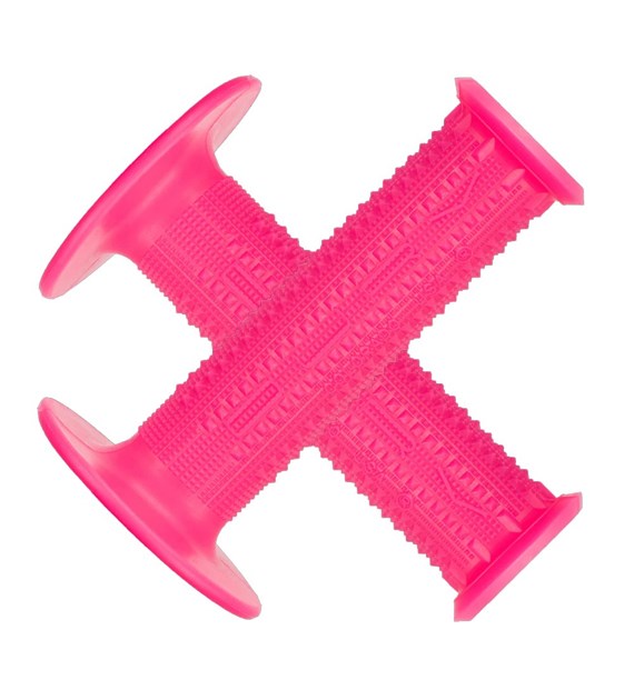 Chwyty kierownicy LIZARDSKINS Single Compound PYRAMID MX - Neon Pink (NEW 2024)