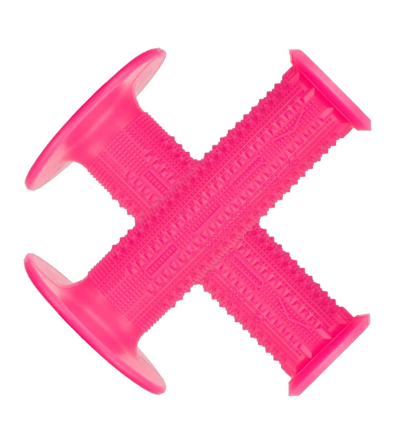 Chwyty kierownicy LIZARDSKINS Single Compound PYRAMID MX - Neon Pink (NEW 2024)