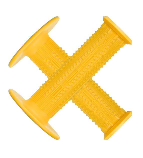 Chwyty kierownicy LIZARDSKINS Single Compound PYRAMID MX - Yellow (NEW 2024)