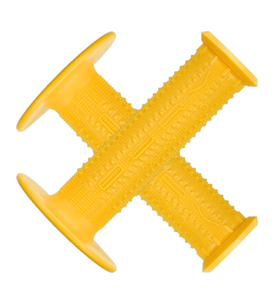 Chwyty kierownicy LIZARDSKINS Single Compound PYRAMID MX - Yellow (NEW 2024)