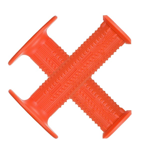 Chwyty kierownicy LIZARDSKINS Single Compound PYRAMID MX - Orange (NEW 2024)