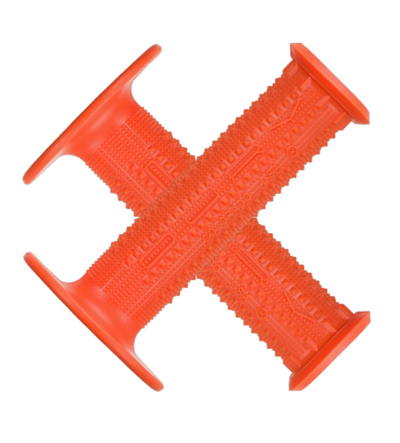 Chwyty kierownicy LIZARDSKINS Single Compound PYRAMID MX - Orange (NEW 2024)