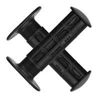 Chwyty kierownicy LIZARDSKINS Single Compound WAFFLE MX - Black (NEW 2024)
