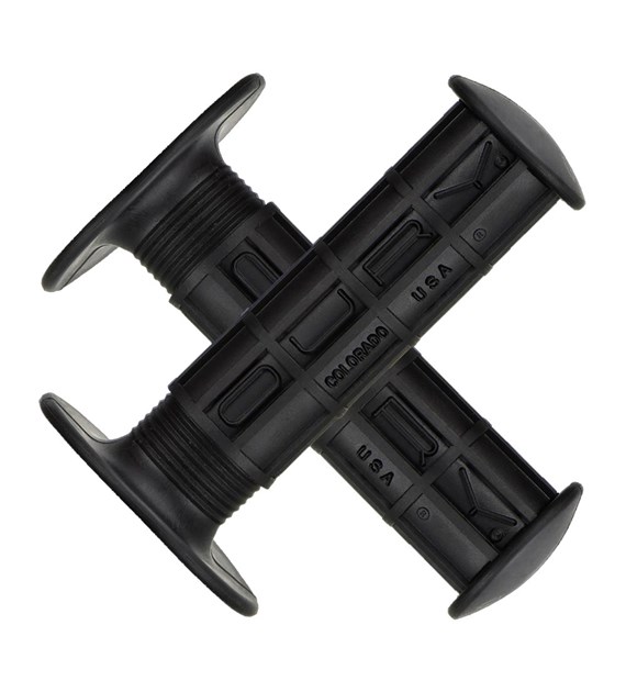 Chwyty kierownicy LIZARDSKINS Single Compound WAFFLE MX - Black (NEW 2024)