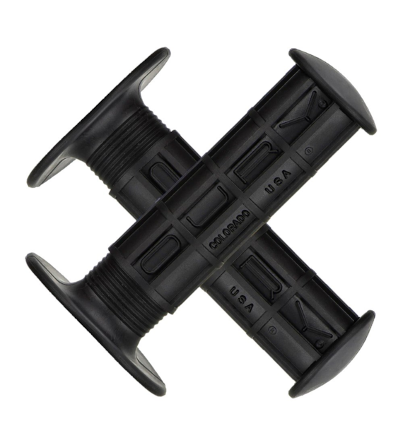 Chwyty kierownicy LIZARDSKINS Single Compound WAFFLE MX - Black (NEW 2024)
