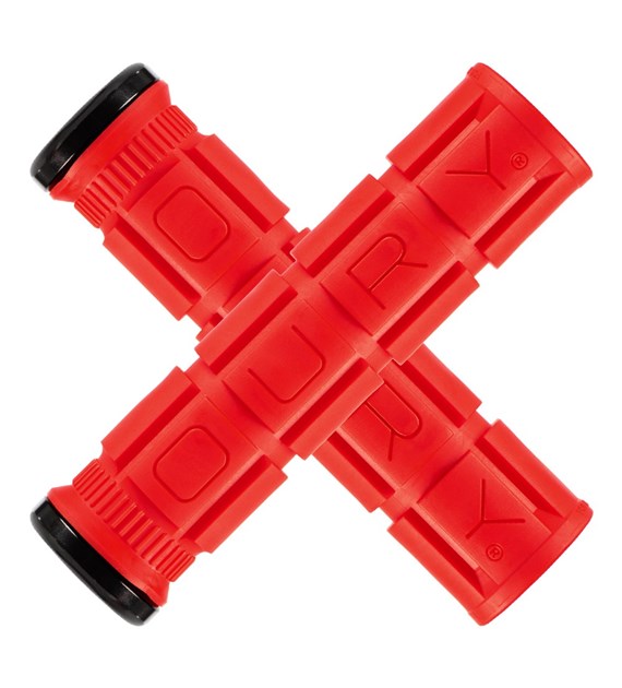 Chwyty kierownicy LIZARDSKINS Single-Clamp Lock-On OURY V2 - Candy Red (NEW 2024)