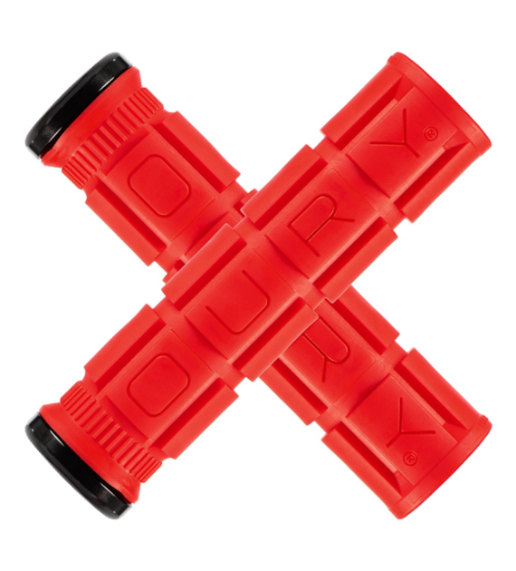 Chwyty kierownicy LIZARDSKINS Single-Clamp Lock-On OURY V2 - Candy Red (NEW)