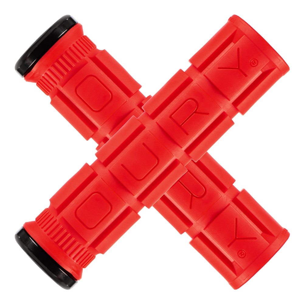 Chwyty kierownicy LIZARDSKINS Single-Clamp Lock-On OURY V2 - Candy Red (NEW)