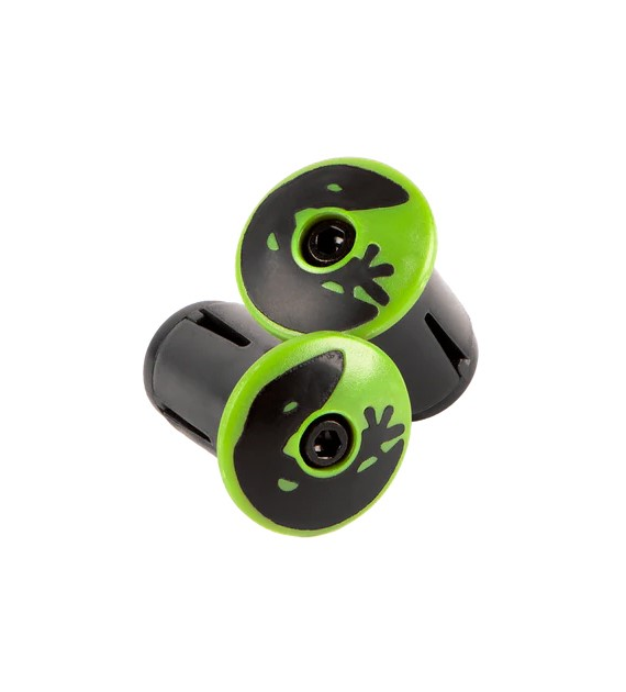 Korki do kierownicy LIZARDSKINS Road Bar End Plugs - Hyper Green para (NEW)