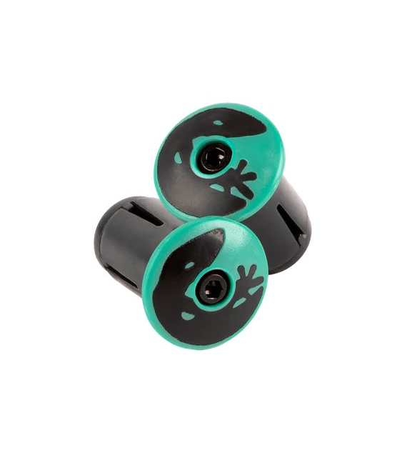 Korki do kierownicy LIZARDSKINS Road Bar End Plugs - Celeste Green para (NEW)