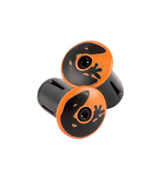 Korki do kierownicy LIZARDSKINS Road Bar End Plugs - Tangerine Orange para (NEW)
