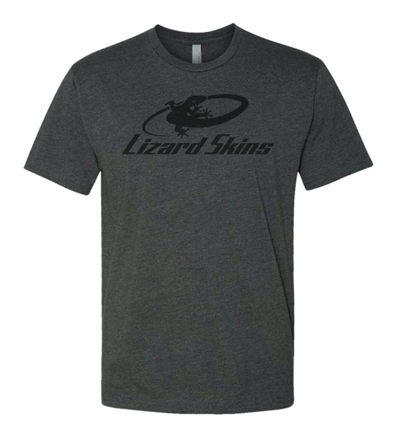 T-shirt LIZARD SKINS SUBTLE LOGO charcoal gray roz. L (NEW)