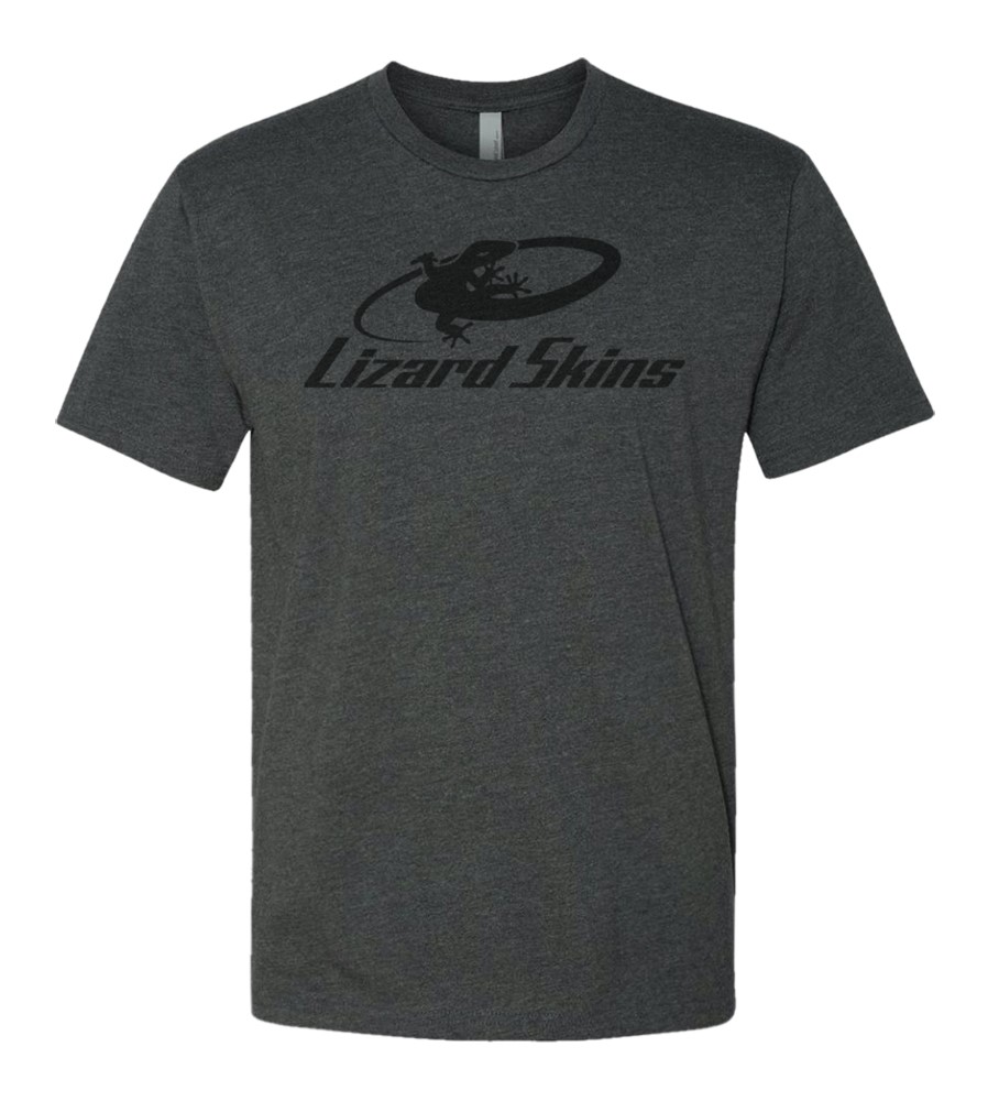 T-shirt LIZARD SKINS SUBTLE LOGO charcoal gray roz. M (NEW)