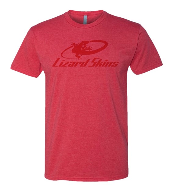 T-shirt LIZARD SKINS SUBTLE LOGO red roz. L (NEW)