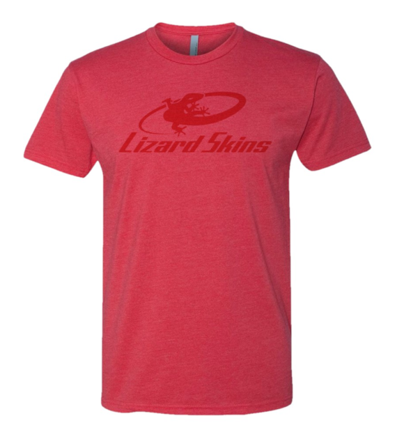 T-shirt LIZARD SKINS SUBTLE LOGO red roz. L (DWZ)