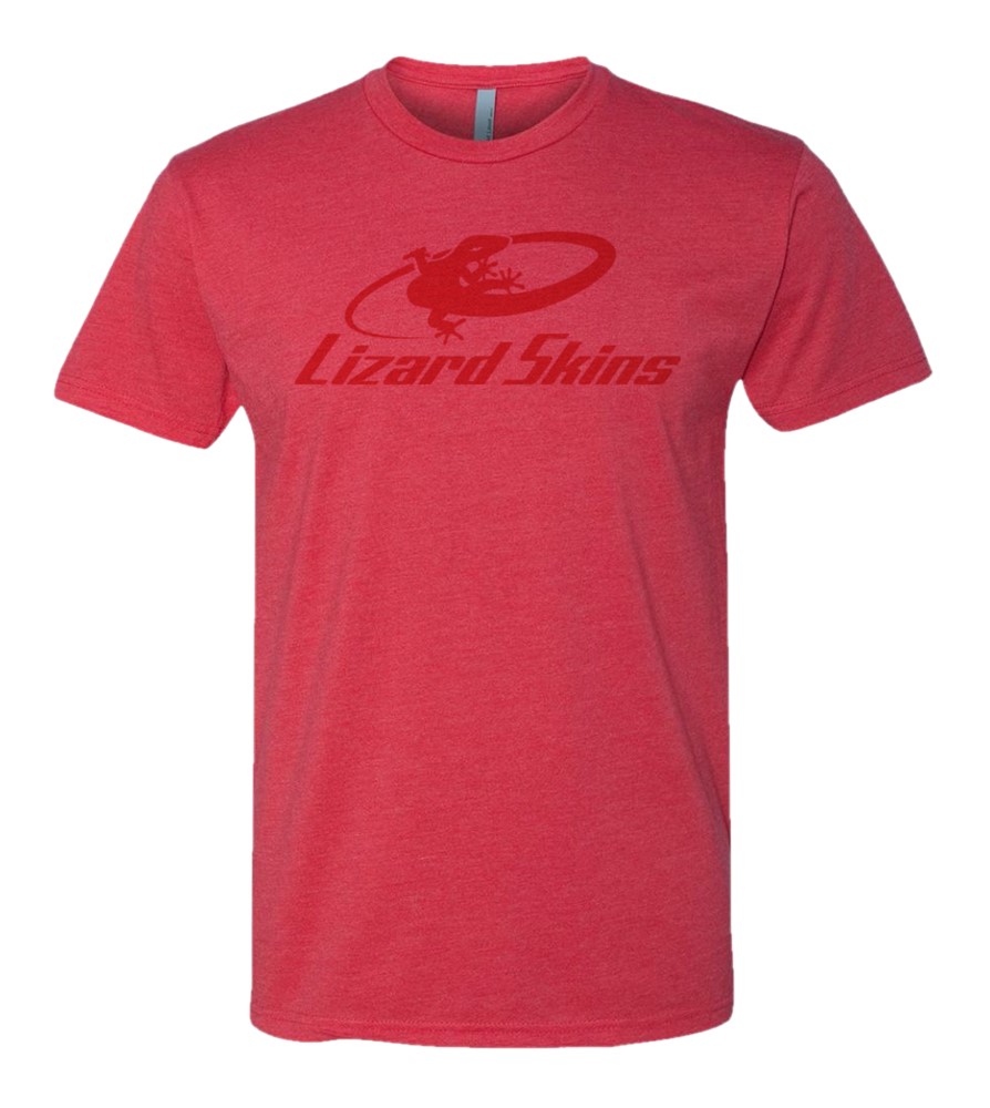 T-shirt LIZARD SKINS SUBTLE LOGO red roz. S (NEW)