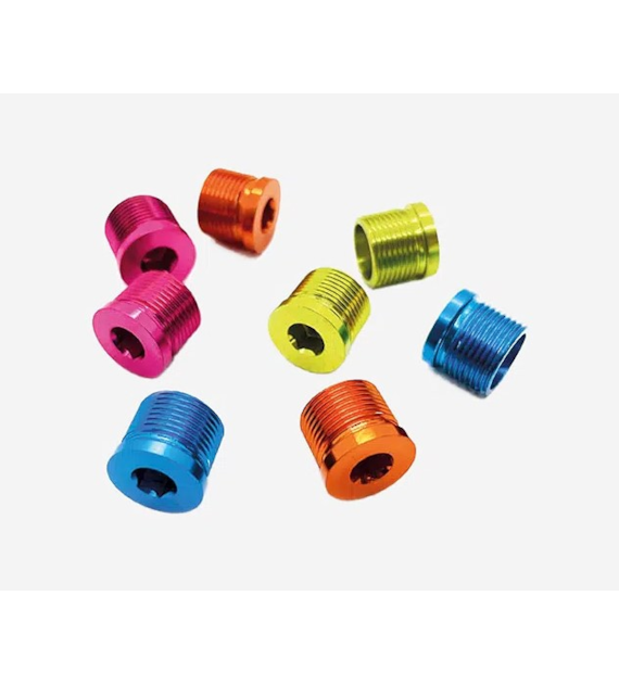 Nakrętki maskujące do osiek pedałów MAGPED COLOURED SPINDLE CAPS, Dla modeli ENDURO2/ULTRA2, 8 sztuk (NEW)