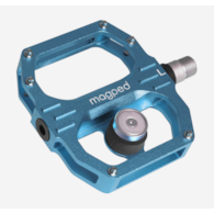Pedały MAGPED SPORT2 BLUE 100NM (Gravel, Trekking, MTB), Magnetyczne z blokami, Siła magnesu 100Nm dla rowerzystów <65kg, Niebieskie (NEW)
