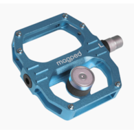 Pedały MAGPED SPORT2 BLUE 150NM (Gravel, Trekking, MTB), Magnetyczne z blokami, Siła magnesu 150Nm dla rowerzystów 65-90kg, Niebieskie, Waga 440g (NEW)