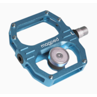 Pedały MAGPED SPORT2 BLUE 200NM (Gravel, Trekking, MTB), Magnetyczne z blokami, Siła magnesu 200Nm dla rowerzystów >75kg, Niebieskie, Waga 458g (NEW)