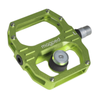 Pedały MAGPED SPORT2 GREEN 100NM (Gravel, Trekking, MTB), Magnetyczne z blokami, Siła magnesu 100Nm dla rowerzystów <65kg, Zielone (NEW)
