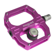 Pedały MAGPED SPORT2 PINK 100NM (Gravel, Trekking, MTB), Magnetyczne z blokami, Siła magnesu 100Nm dla rowerzystów <65kg, Różowe (NEW)