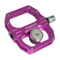 Pedały MAGPED SPORT2 PINK 200NM (Gravel, Trekking, MTB), Magnetyczne z blokami, Siła magnesu 200Nm dla rowerzystów >75kg, Różowe, Waga 458g (NEW)