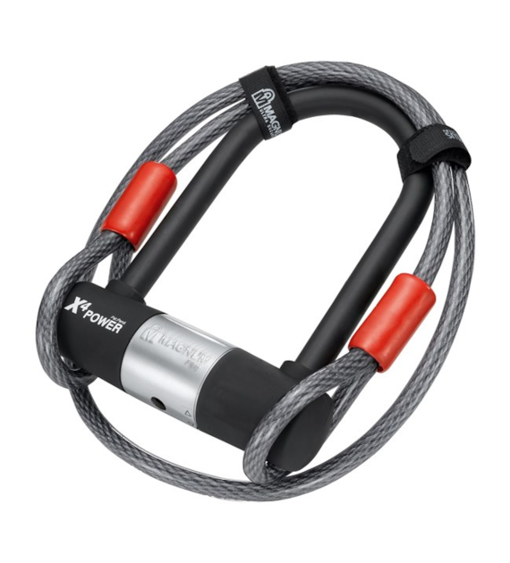 Zapięcie rowerowe MAGNUM 3003 U-LOCK + CABLE - 14mm 115mm 230mm - 5 x Klucze z kodem + LINKA 10mm 120cm (NEW)