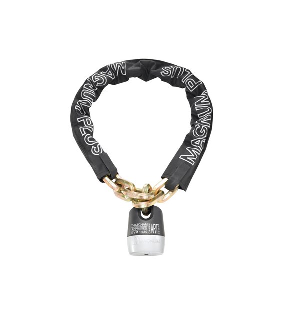 Zapięcie rowerowe MAGNUM 3005 ŁAŃCUCH - 12mm 180cm - 5 x Klucze z kodem + KŁÓDKA (NEW).