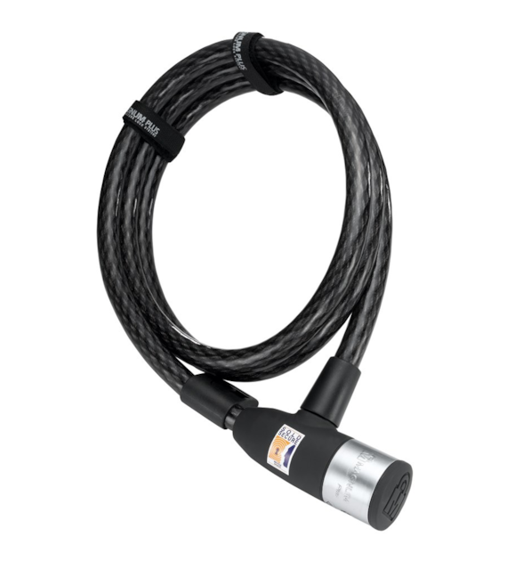 Zapięcie rowerowe MAGNUM 3015 LINKA SPIRALNA - 12mm 180cm - 5 x Klucze z kodem (NEW)