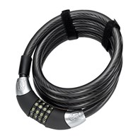 Zapięcie rowerowe MAGNUM 3016 LINKA SPIRALNA Z SZYFREM - 12mm 180cm - 5 x Klucze z kodem (NEW)