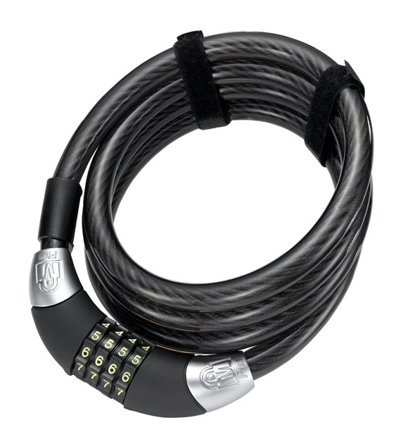 Zapięcie rowerowe MAGNUM 3016 LINKA SPIRALNA Z SZYFREM - 12mm 180cm - 5 x Klucze z kodem (NEW)