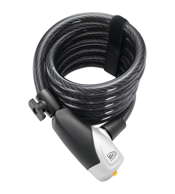 Zapięcie rowerowe MAGNUM 3017 LINKA SPIRALNA - 12mm 180cm - 5 x Klucze z kodem (NEW)