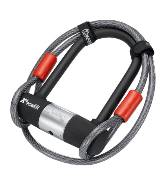 Zapięcie rowerowe MAGNUM 3039 U-LOCK + CABLE - 14mm 90mm 140mm - 5 x Klucze z kodem + LINKA 10mm 120cm (NEW).