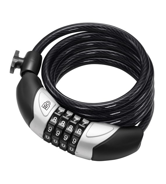 Zapięcie rowerowe MAGNUM 3111 LINKA SPIRALNA Z SZYFREM - 8mm 180cm (NEW)
