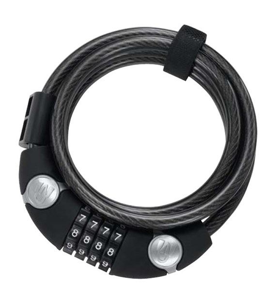 Zapięcie rowerowe MAGNUM 3802 LINKA SPIRALNA Z SZYFREM - 10mm 185cm - 2 x Klucze (NEW)