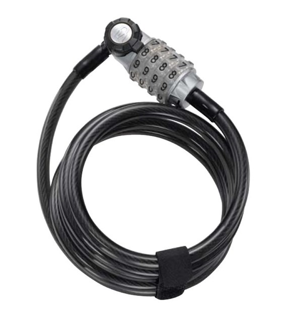 Zapięcie rowerowe MAGNUM 3809 LINKA Z SZYFREM - 8mm 150cm, Szyfr z mikropodświetleniem (NEW)