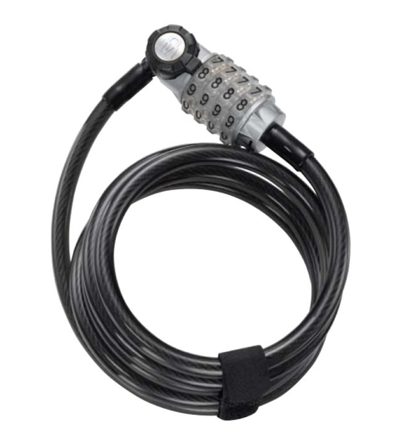 Zapięcie rowerowe MAGNUM 3809 LINKA Z SZYFREM - 8mm 150cm, Szyfr z mikropodświetleniem (NEW)