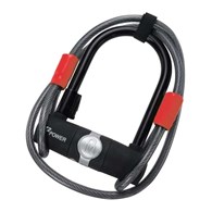 Zapięcie rowerowe MAGNUM 3810 MINI U-LOCK + CABLE - 11mm 90mm 140mm - 2 x Klucze + LINKA 10mm 120cm (NEW)