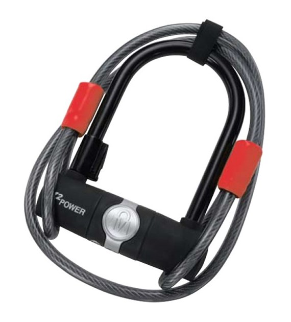 Zapięcie rowerowe MAGNUM 3810 MINI U-LOCK + CABLE - 11mm 90mm 140mm - 2 x Klucze + LINKA 10mm 120cm (NEW)