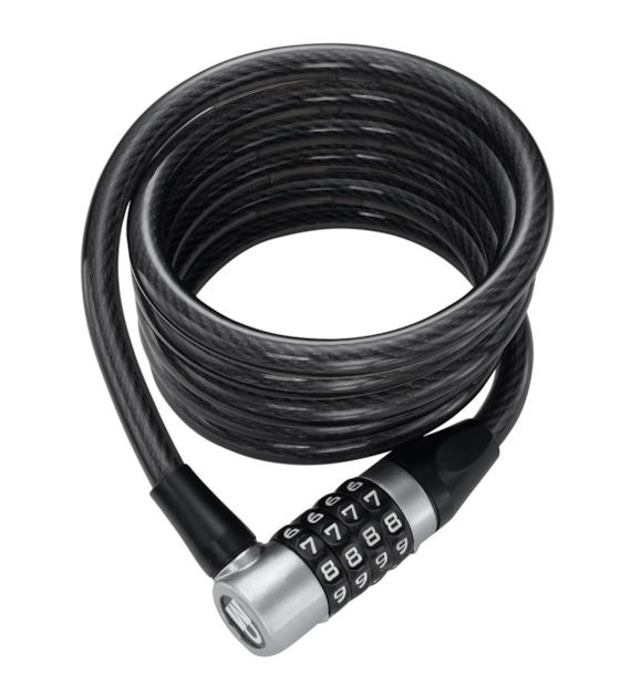 Zapięcie rowerowe MAGNUM 3818 LINKA SPIRALNA Z SZYFREM - 10mm 180cm (NEW)
