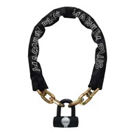 Zapięcie rowerowe MAGNUM 3820 ŁAŃCUCH + MINI U-LOCK - 8mm 85cm - 2 x Klucze + KŁÓDKA U-LOCK (NEW)