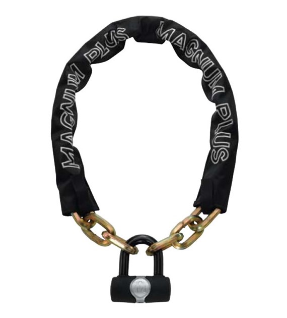 Zapięcie rowerowe MAGNUM 3820 ŁAŃCUCH + MINI U-LOCK - 8mm 85cm - 2 x Klucze + KŁÓDKA U-LOCK (NEW)