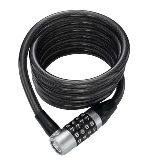 Zapięcie rowerowe MAGNUM 3821 LINKA SPIRALNA Z SZYFREM - 10mm 150cm (NEW)
