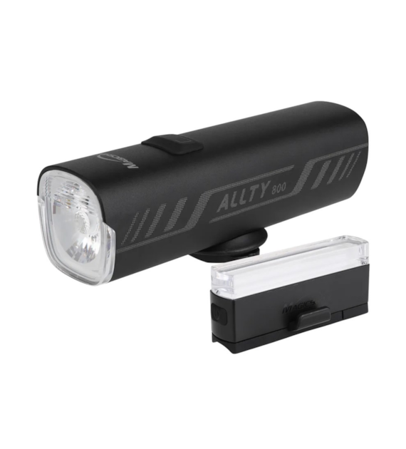 Zestaw MAGICSHINE Lampka przednia ALLTY 800 V2.0 FTR + Lampka tylna SEEMEE 50 V2.0 FTR (NEW)