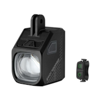 Lampka przednia MAGICSHINE EVO 1700 BLACK PRO V2.0 FTR, 1700 lumenów, Czarna,  Zestaw Lampka + Uchwyt + Pilot (NEW 2026)