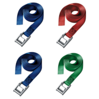 Taśma mocująca MASTERLOCK LASHING STRAPS 3112 25mm-5,00m zestaw mix kolorów pudełko 4szt.