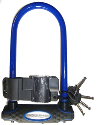 Zapięcie rowerowe MASTERLOCK 8195 U-LOCK 13mm 110mm 210mm niebieskie (NEW)