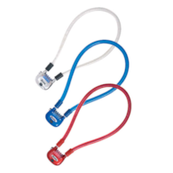 Zapięcie rowerowe MASTERLOCK QUANTUM 8213 12mm 60cm SZYFR LED podświetlone zestaw mix kolorów pudełko 4szt. (DWZ)
